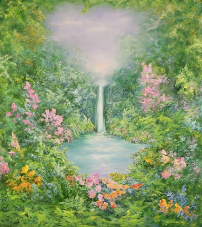 De waterval, 1997 door Hannibal Mane
